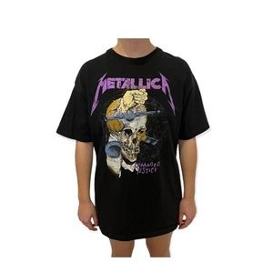 Black METALLICA Graphic T-Shirt